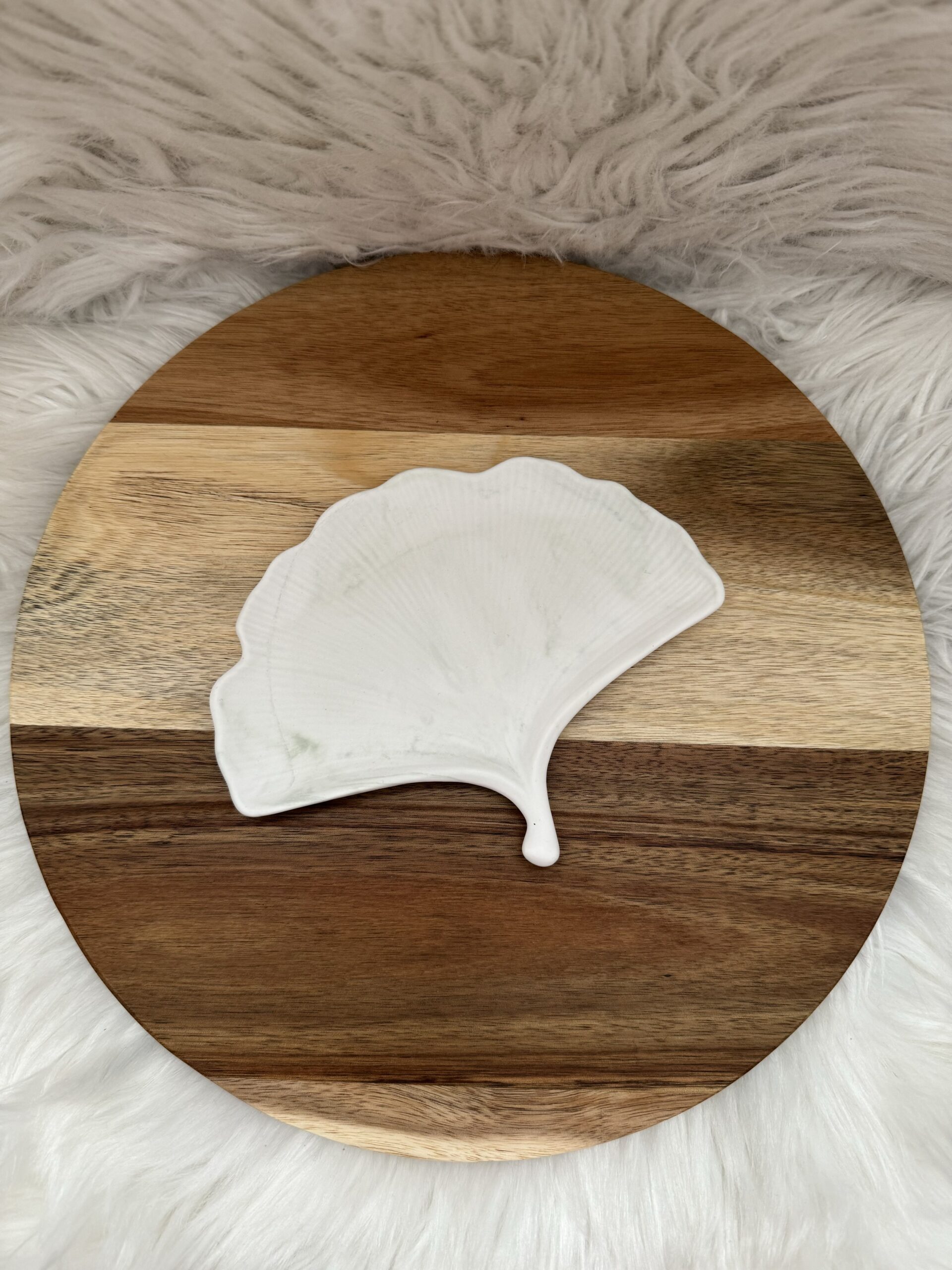 Ginkgoblatt Marmoroptik – Bild 5