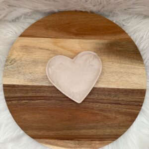 Herz Tablett Marmoroptik – Bild 7