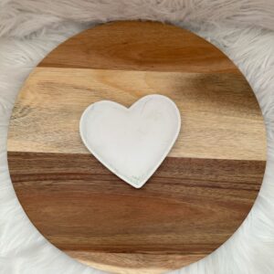 Herz Tablett Marmoroptik – Bild 4