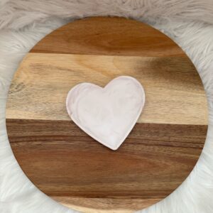 Herz Tablett Marmoroptik – Bild 2
