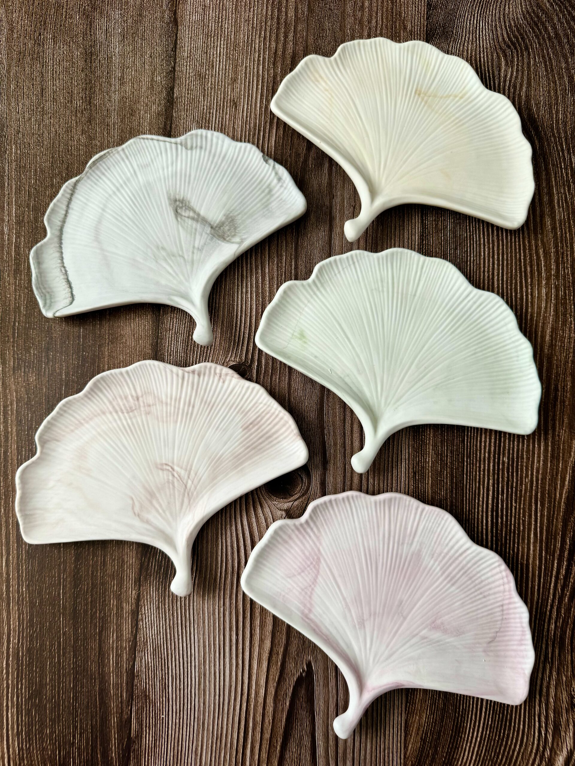 Ginkgoblatt Marmoroptik – Bild 1