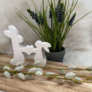 Hasenpaar mit Herz – Bild 2