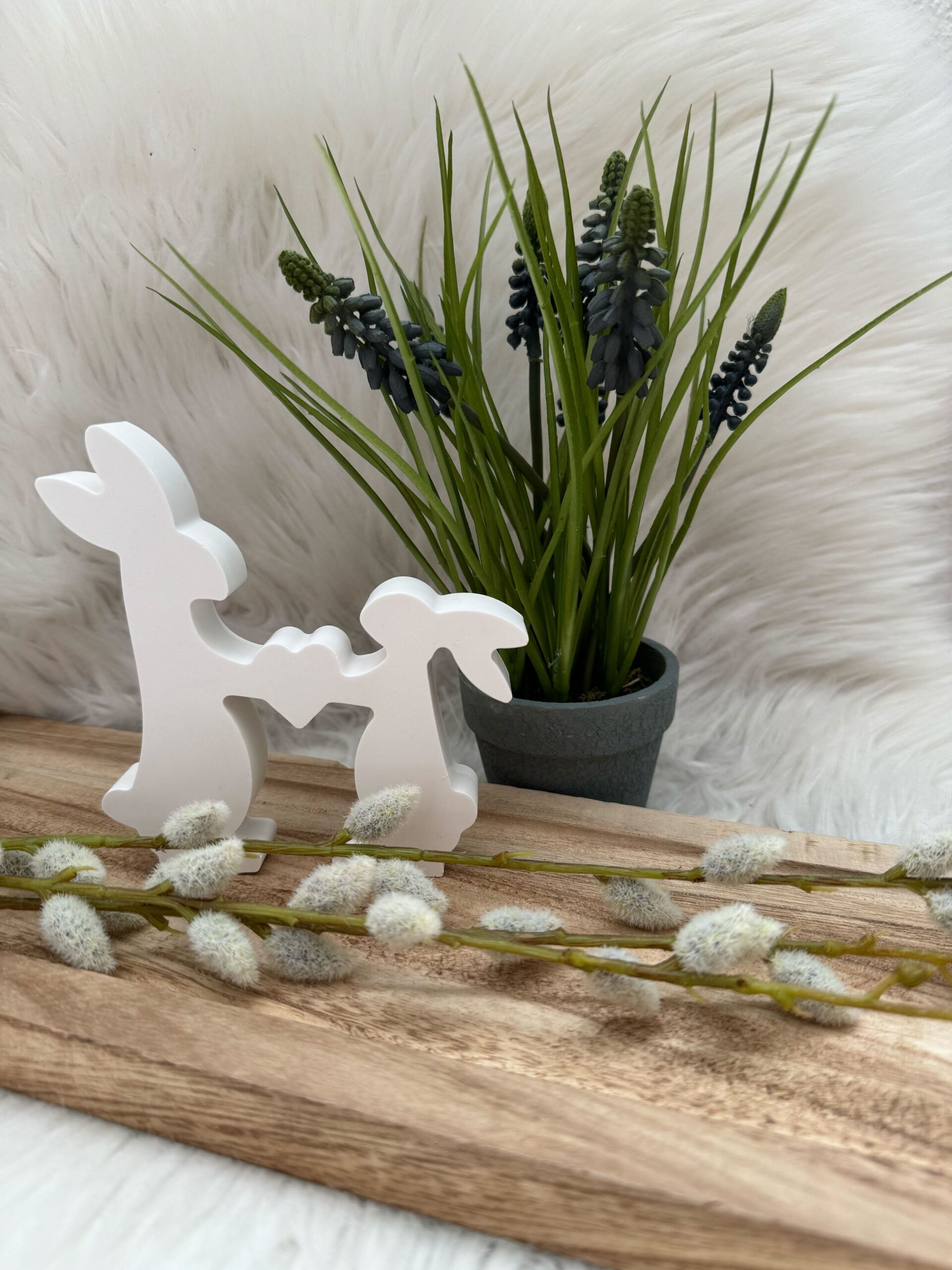 Hasenpaar mit Herz – Bild 2