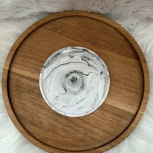 Rundes Tablett Marmoroptik